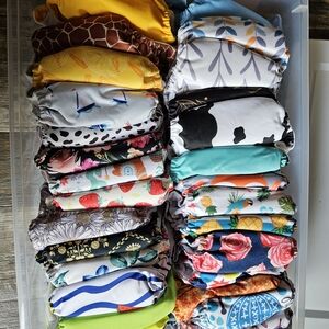 Colorful Kids Cloth Diaper Set